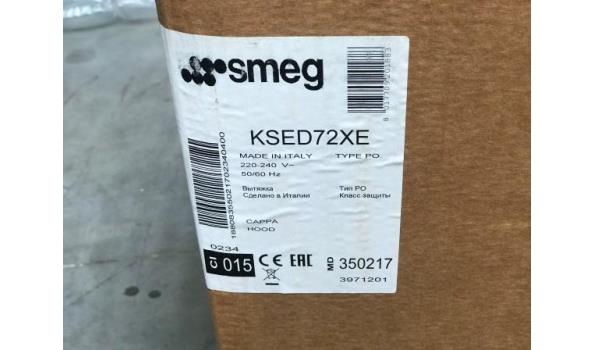 Nieuwe RVS dampkap SMEG type KSED72XE afm 500x700x1145mm